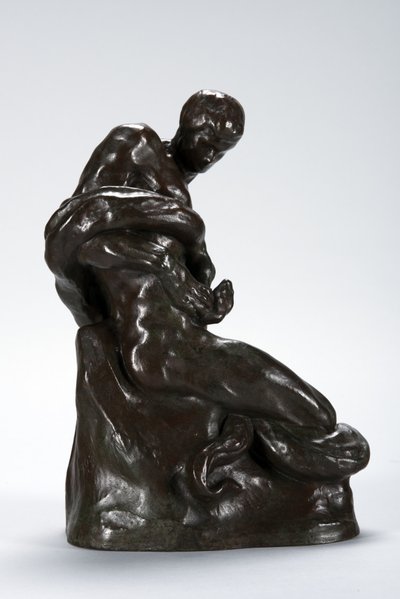 Homme et serpent - Arthur Putnam