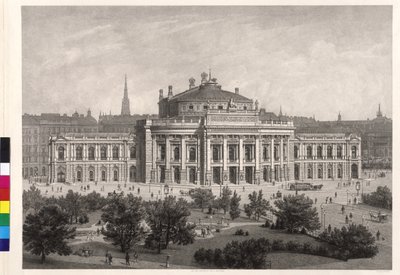 Burgtheater à Vienne - Artist Unknown