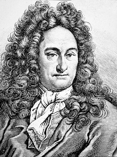 G W Leibniz Gottfried Wilhelm (gravure) - Artist Unknown