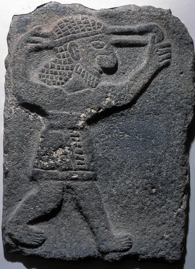 Figure tirant une fronde, Tel Halaf - Assyrian