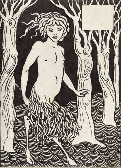 Un faune, années 1880 - Aubrey Beardsley