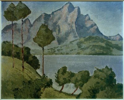 Lac des Quatre-Cantons avec Pilatus - August Babberger