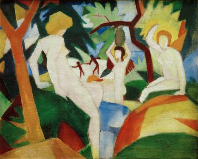 Femmes se baignant - August Macke