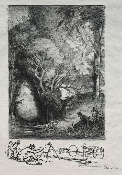 La Ravine en juin, 1913 - Auguste Louis Lepère