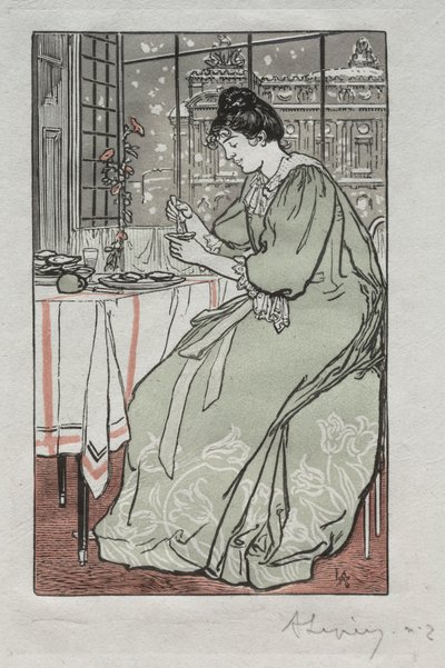 Almanach de Paris, 1897 : Hiver, 1897 - Auguste Louis Lepère