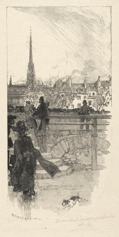 Quai des Grands Augustins, Paris - Auguste Louis Lepère