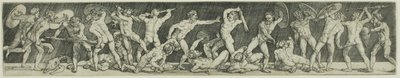 Bataille de dix-huit hommes nus - Barthel Beham