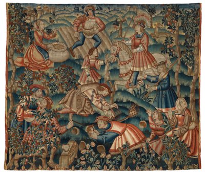 Tapisserie, Mois de septembre, possiblement de Flandre - Belgian School