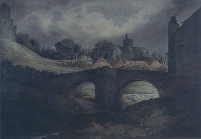 Ville et pont de Brecon - Benjamin Barker