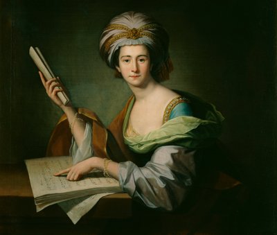 Anna Maria Schutz, Lady Griffin, vers 1758-1764 - Benjamin West