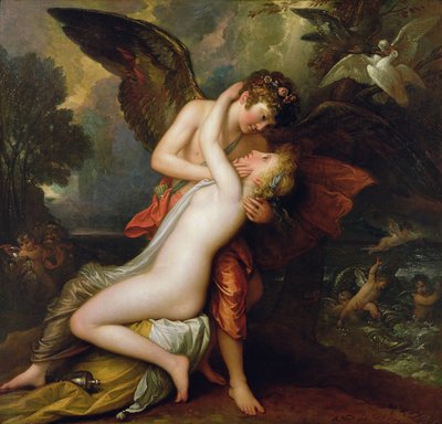 Cupidon et Psyché, 1808 - Benjamin West