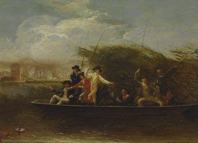 Gentlemen pêchant - Benjamin West