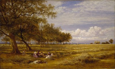 Un champ de foin anglais, 1878 - Benjamin Williams Leader