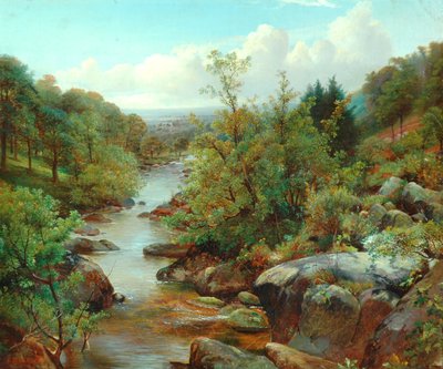 Paysage gallois - Benjamin Williams Leader