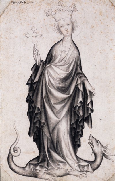 Sainte Marguerite, vers 1410 - Bohemian Master