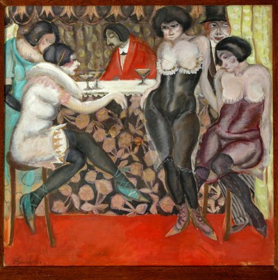 Au bar - Boris Dmitrievich Grigoriev