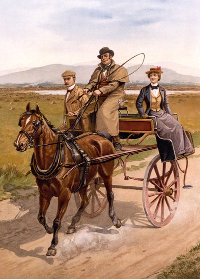 Voiture irlandaise, vers 1895 - British School