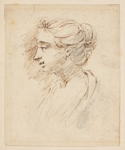 Tête de femme - British School