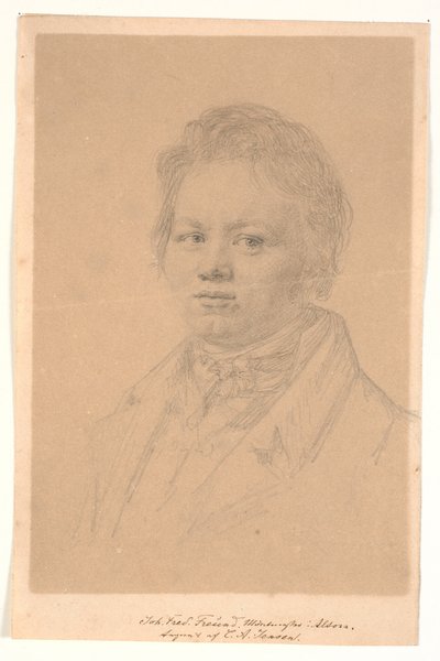 Portrait du maître de la monnaie J.F. Freund - C.A. Jensen