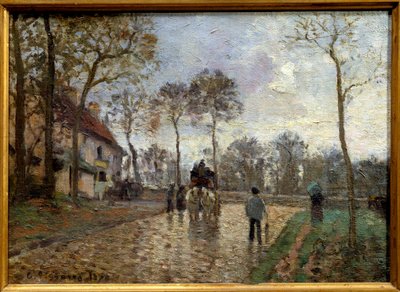 Kutsche, Louveciennes - Camille Jacob Pissarro