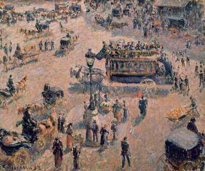 Place Saint Lazare - Camille Pissarro