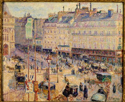 Place du Havre à Paris en 1893 - Camille Pissarro