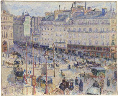 La Place du Havre, Paris, 1893 - Camille Pissarro