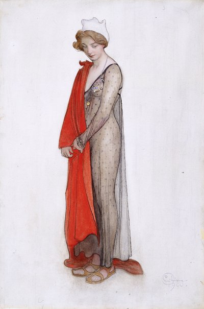 Rouge et noir - Carl Larsson