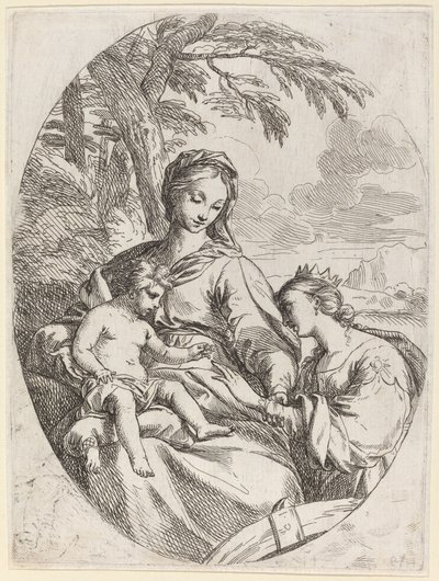 Le mariage mystique de Sainte Catherine - Carlo Maratta