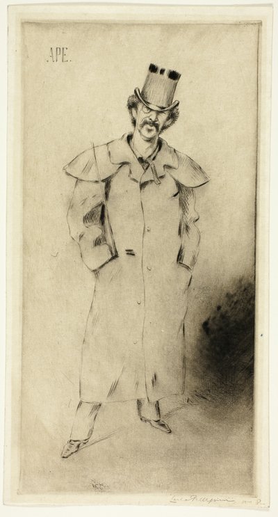 Portrait de Whistler - Carlo Pellegrini