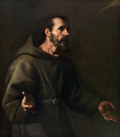 Saint François reçoit les stigmates, vers 1611 - Carlo Sellitto