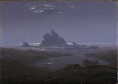 Récif rocheux sur la plage - Caspar David Friedrich