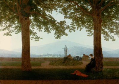 Terrasse de jardin - Caspar David Friedrich