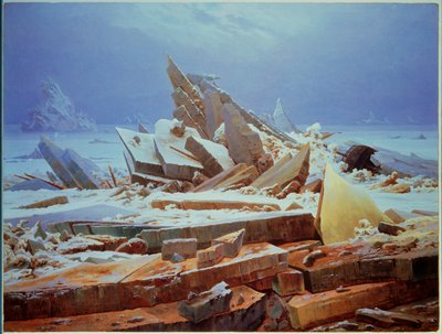 Mer polaire - Caspar David Friedrich