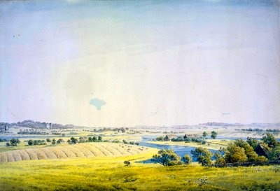 Vue sur Putbus, 1824-1825 - Caspar David Friedrich