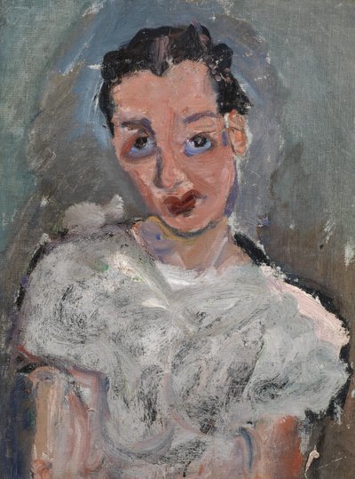 Jeune femme en blouse blanche - Chaim Soutine