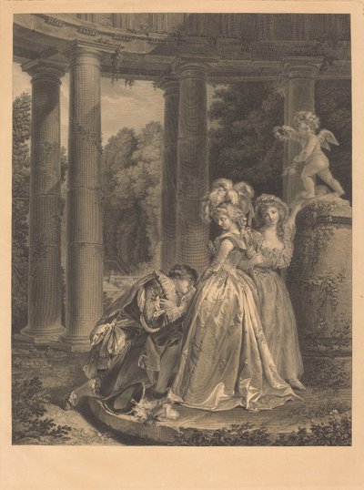 La déclaration - Charles Clement Bervic after Louis Rolland Trinquesse