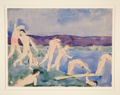 Douze garçons nus à la plage - Charles Demuth