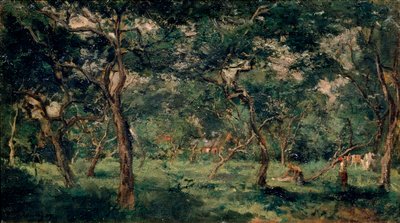 Oliveraie, début des années 1870 - Charles Francois Daubigny