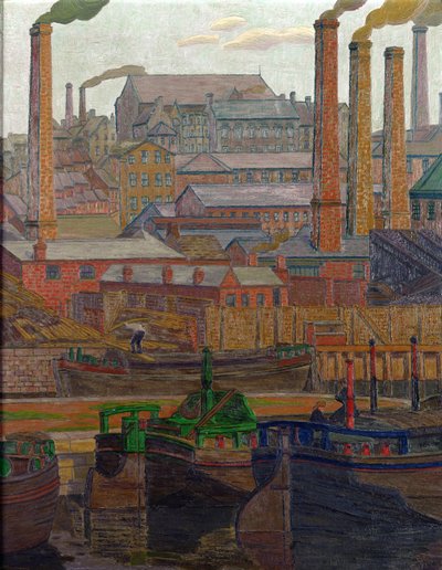 Canal de Leeds - Charles Ginner