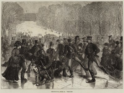 Sports du jour de Noël à Versailles - Charles J. Staniland