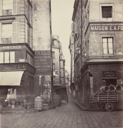 Rue Mondétour, de la rue Rambuteau - Charles Marville