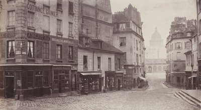 Rue du Haut-Pavé, Panthéon au loin, 1865-69 - Charles Marville