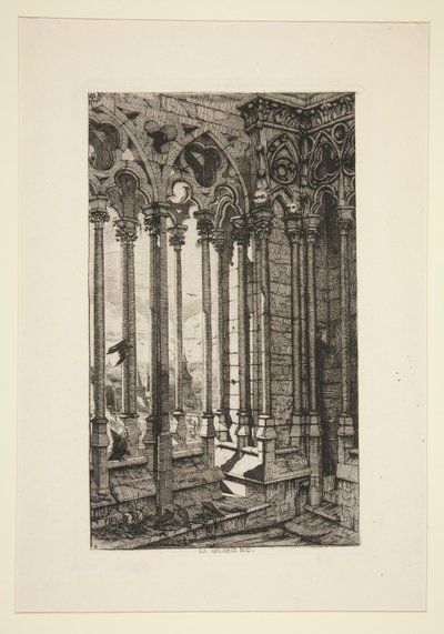 La Galerie Notre-Dame - Charles Meryon