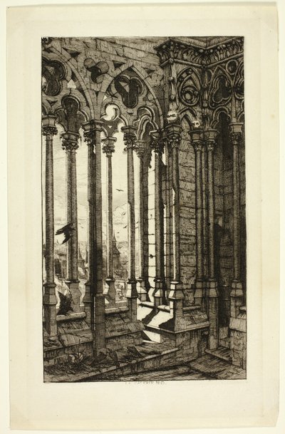 La galerie Notre-Dame - Charles Meryon