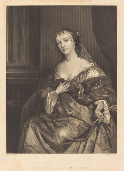 La Belle Hamilton - Charles Rolls after Sir Peter Lely