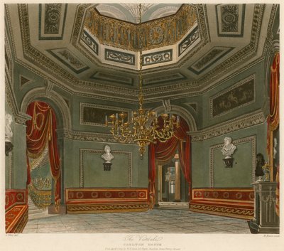 Le vestibule, Carlton House, Londres - Charles Wild