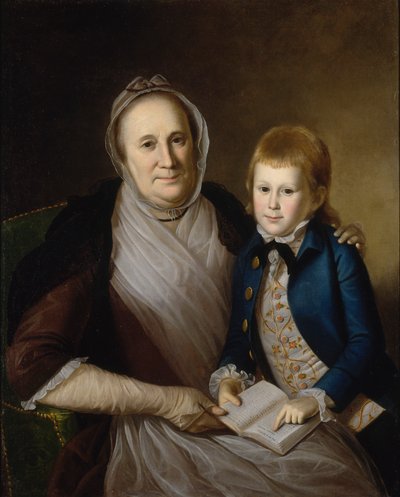 Mme James Smith et petit-fils - Charles Willson Peale