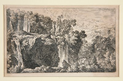 Paysage avec cascade - Christian Wilhelm Ernst Dietrich