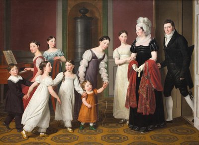 La famille Nathanson - Christoffer Wilhelm Eckersberg